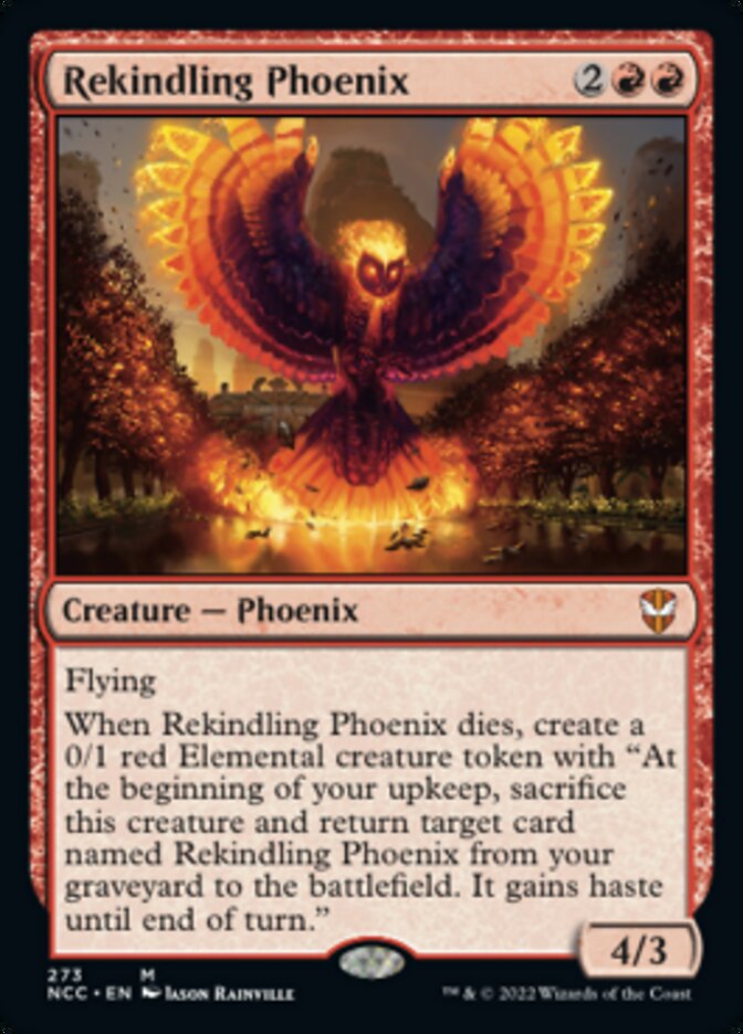 Rekindling Phoenix [Streets of New Capenna Commander] | Jomio and Rueliete's Cards and Comics