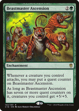 Beastmaster Ascension [Commander 2016] | Jomio and Rueliete's Cards and Comics