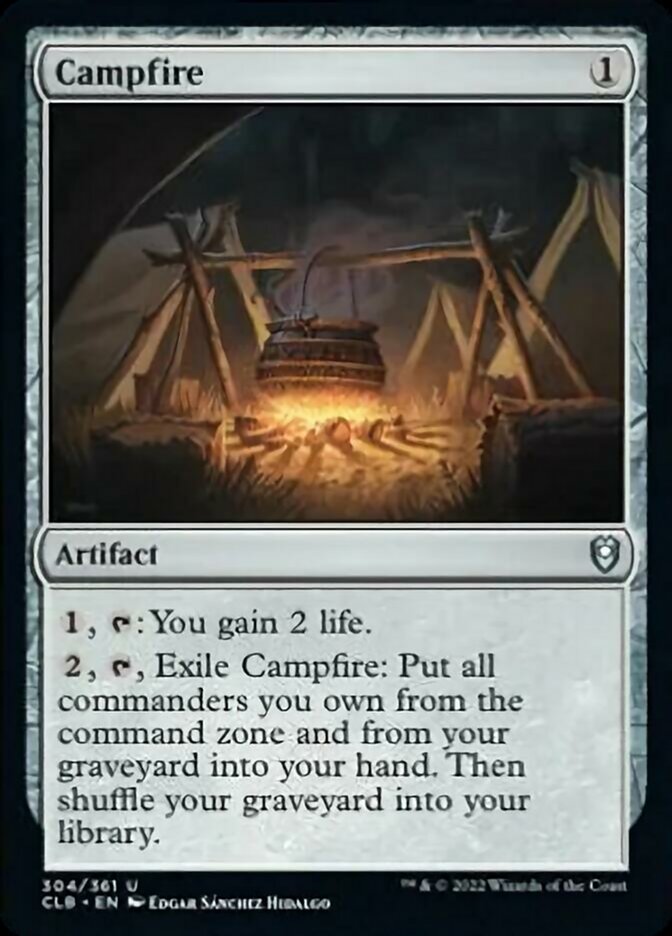 Campfire [Commander Legends: Battle for Baldur's Gate] | Jomio and Rueliete's Cards and Comics