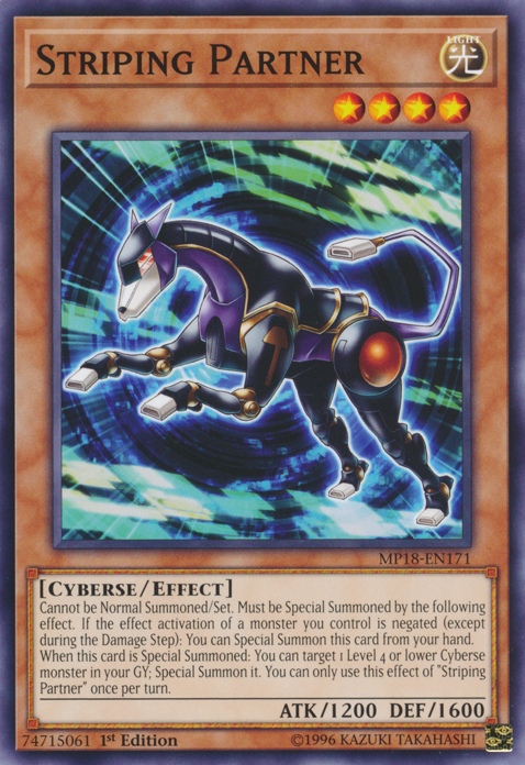 Striping Partner [MP18-EN171] Common | Jomio and Rueliete's Cards and Comics