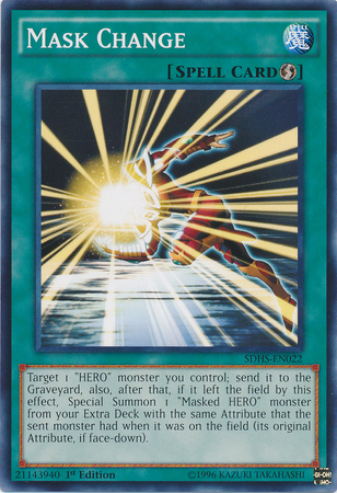 Mask Change [SDHS-EN022] Common | Jomio and Rueliete's Cards and Comics