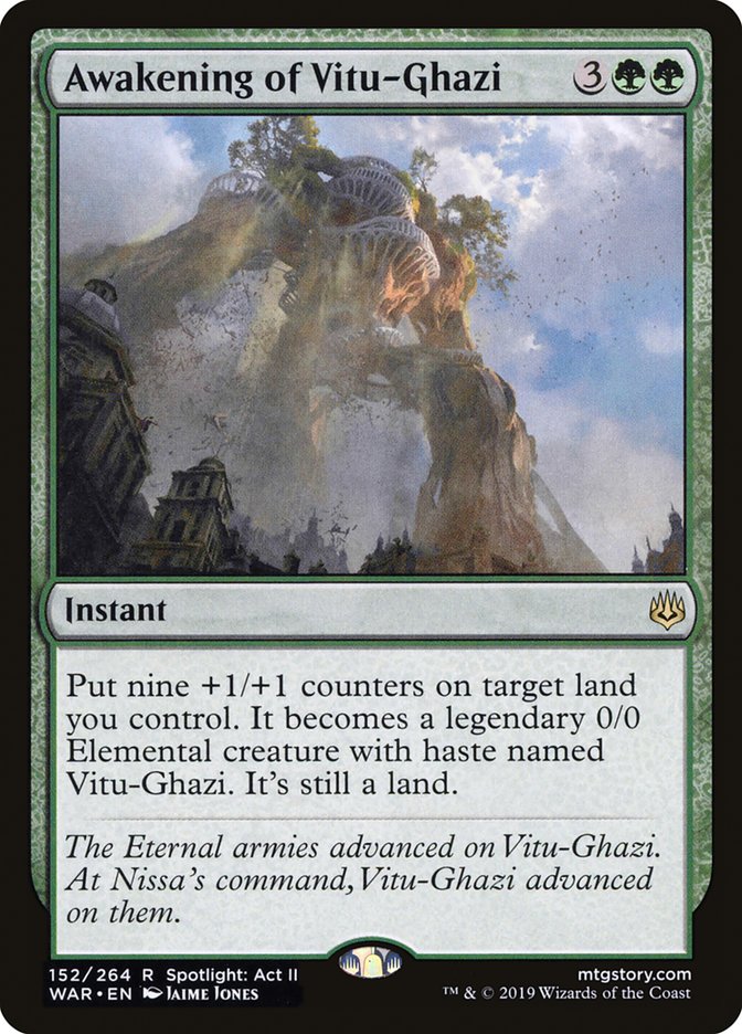 Awakening of Vitu-Ghazi [War of the Spark] | Jomio and Rueliete's Cards and Comics