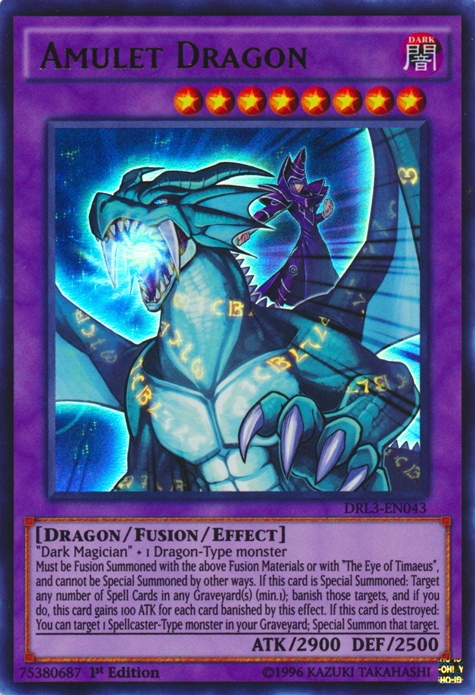 Amulet Dragon [DRL3-EN043] Ultra Rare | Jomio and Rueliete's Cards and Comics