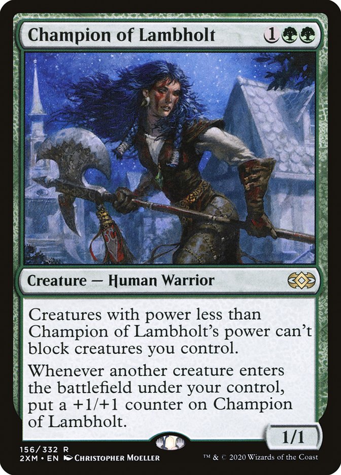 Champion of Lambholt [Double Masters] | Jomio and Rueliete's Cards and Comics