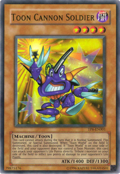 Toon Cannon Soldier [TP6-EN001] Ultra Rare | Jomio and Rueliete's Cards and Comics