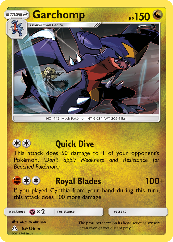 Garchomp (99/156) [Sun & Moon: Ultra Prism] | Jomio and Rueliete's Cards and Comics
