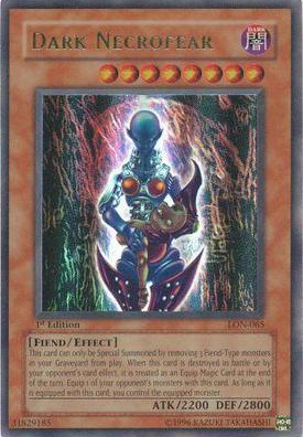 Dark Necrofear [LON-065] Ultra Rare | Jomio and Rueliete's Cards and Comics