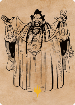 Alaundo the Seer Art Card (Gold-Stamped Signature) [Commander Legends: Battle for Baldur's Gate Art Series] | Jomio and Rueliete's Cards and Comics