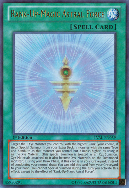 Rank-Up-Magic Astral Force [LVAL-EN059] Ultra Rare | Jomio and Rueliete's Cards and Comics