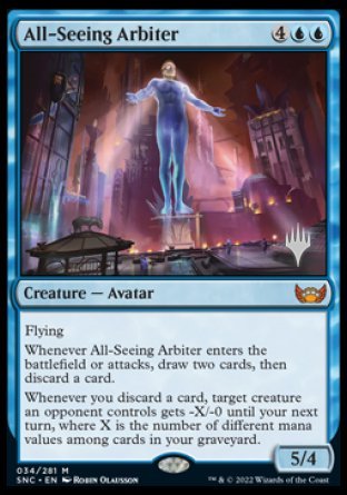 All-Seeing Arbiter (Promo Pack) [Streets of New Capenna Promos] | Jomio and Rueliete's Cards and Comics