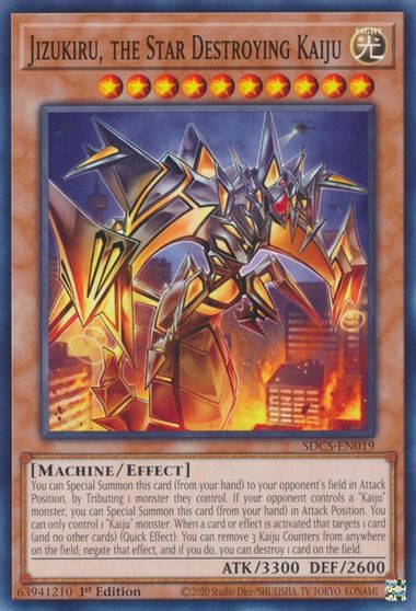 Jizukiru, the Star Destroying Kaiju [SDCS-EN019] Common | Jomio and Rueliete's Cards and Comics