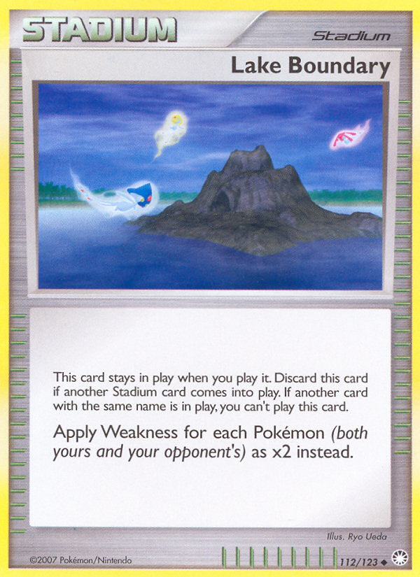 Lake Boundary (112/123) [Diamond & Pearl: Mysterious Treasures] | Jomio and Rueliete's Cards and Comics