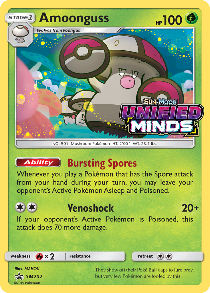 Amoonguss (SM202) [Sun & Moon: Black Star Promos] | Jomio and Rueliete's Cards and Comics