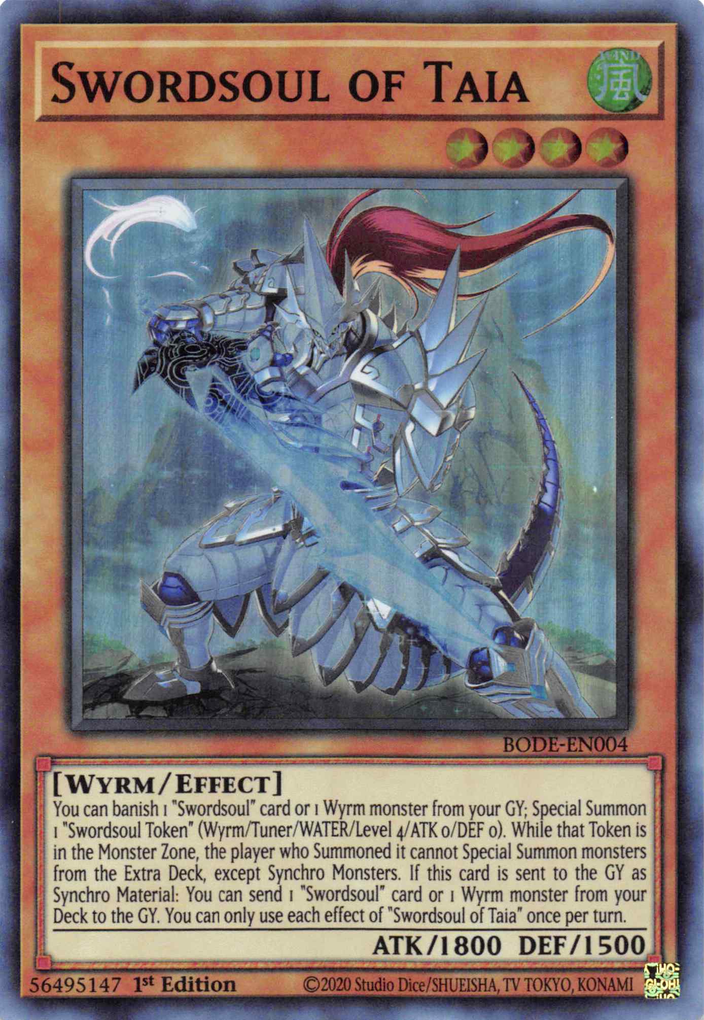 Swordsoul of Taia [BODE-EN004] Super Rare | Jomio and Rueliete's Cards and Comics