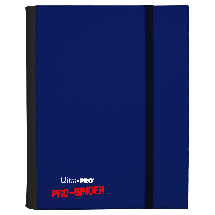 Ultra PRO: Flip PRO-Binder 4-Pocket Side-Loading (Blue / Black) | Jomio and Rueliete's Cards and Comics