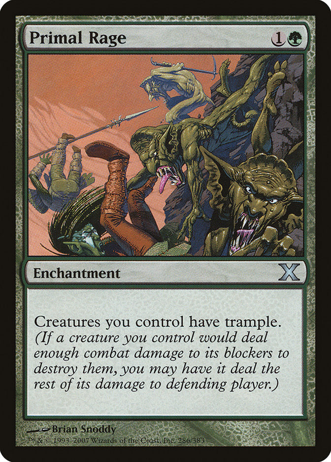 Primal Rage [Tenth Edition] | Jomio and Rueliete's Cards and Comics