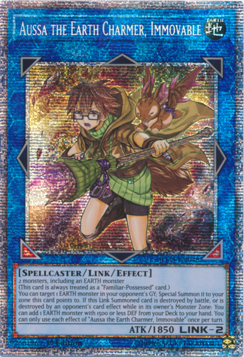 Aussa the Earth Charmer, Immovable (Starlight Rare) [IGAS-EN048] Starlight Rare | Jomio and Rueliete's Cards and Comics