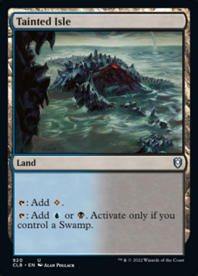 Tainted Isle [Commander Legends: Battle for Baldur's Gate] | Jomio and Rueliete's Cards and Comics