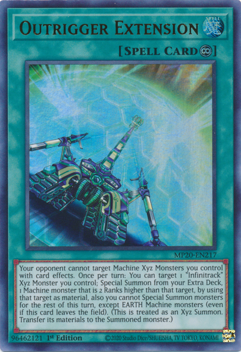 Outrigger Extension [MP20-EN217] Ultra Rare | Jomio and Rueliete's Cards and Comics
