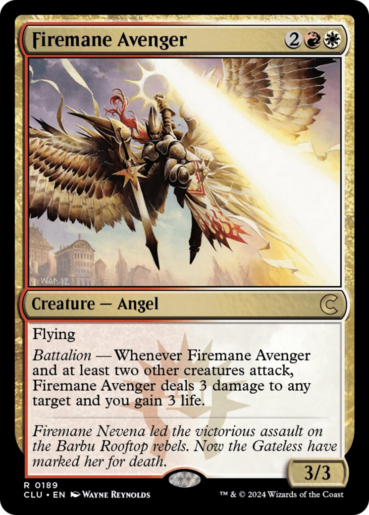 Firemane Avenger [Ravnica: Clue Edition] | Jomio and Rueliete's Cards and Comics