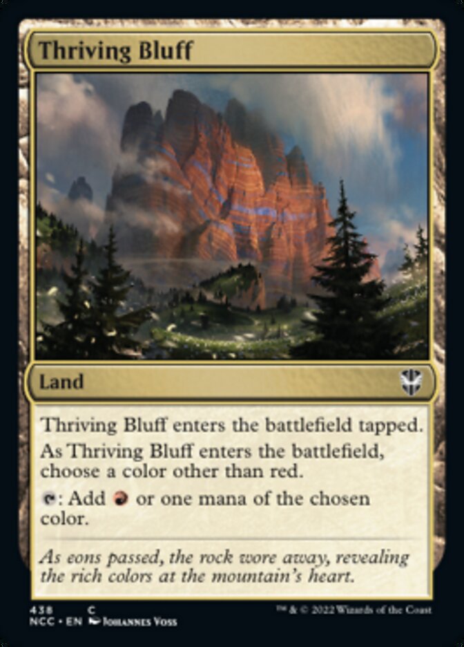 Thriving Bluff [Streets of New Capenna Commander] | Jomio and Rueliete's Cards and Comics