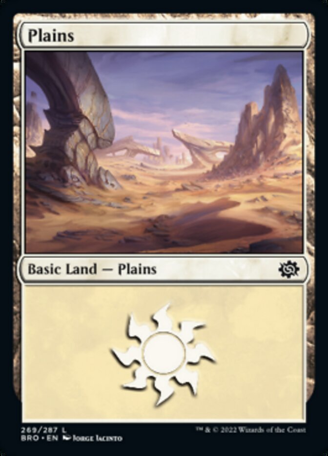 Plains (269) [The Brothers' War] | Jomio and Rueliete's Cards and Comics