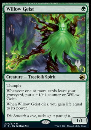 Willow Geist (Promo Pack) [Innistrad: Midnight Hunt Promos] | Jomio and Rueliete's Cards and Comics