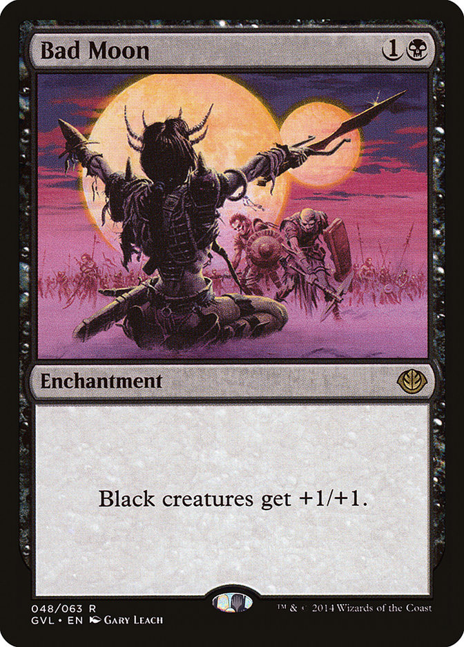 Bad Moon (Garruk vs. Liliana) [Duel Decks Anthology] | Jomio and Rueliete's Cards and Comics