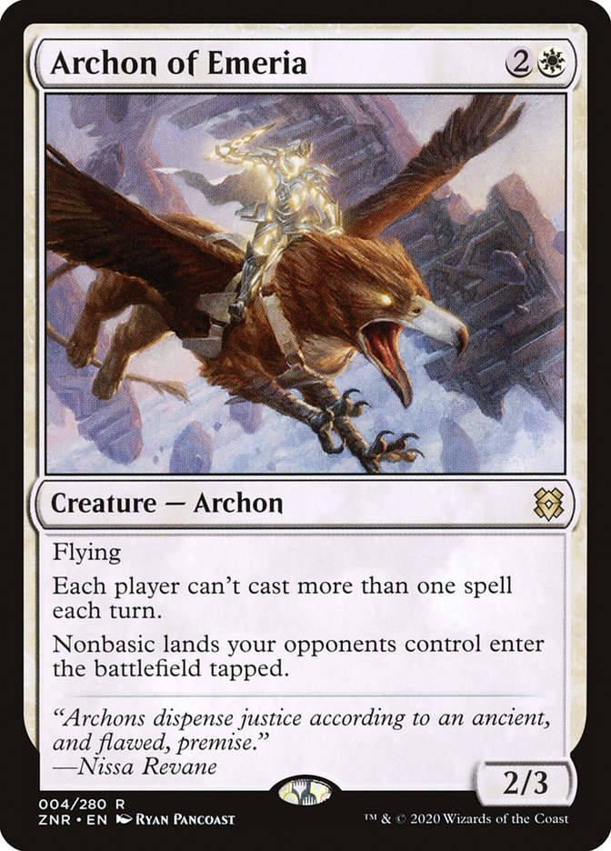 Archon of Emeria [Zendikar Rising] | Jomio and Rueliete's Cards and Comics