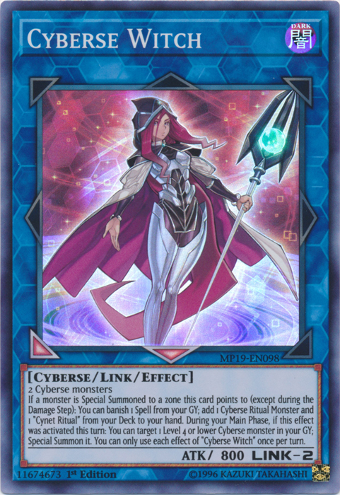 Cyberse Witch [MP19-EN098] Super Rare | Jomio and Rueliete's Cards and Comics