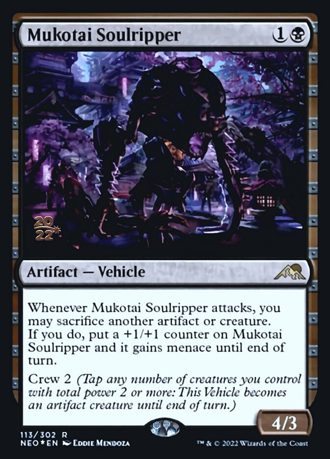 Mukotai Soulripper [Kamigawa: Neon Dynasty Prerelease Promos] | Jomio and Rueliete's Cards and Comics