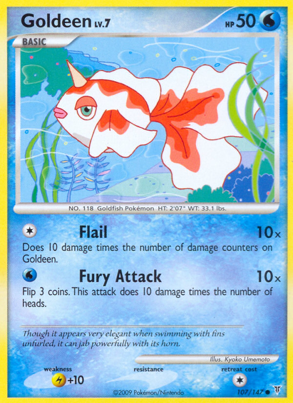Goldeen (107/147) [Platinum: Supreme Victors] | Jomio and Rueliete's Cards and Comics