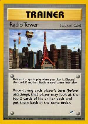 Radio Tower (95/105) [Neo Destiny Unlimited] | Jomio and Rueliete's Cards and Comics