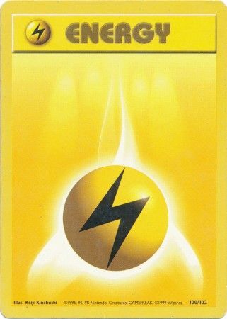 Lightning Energy (100/102) [Base Set Unlimited] | Jomio and Rueliete's Cards and Comics