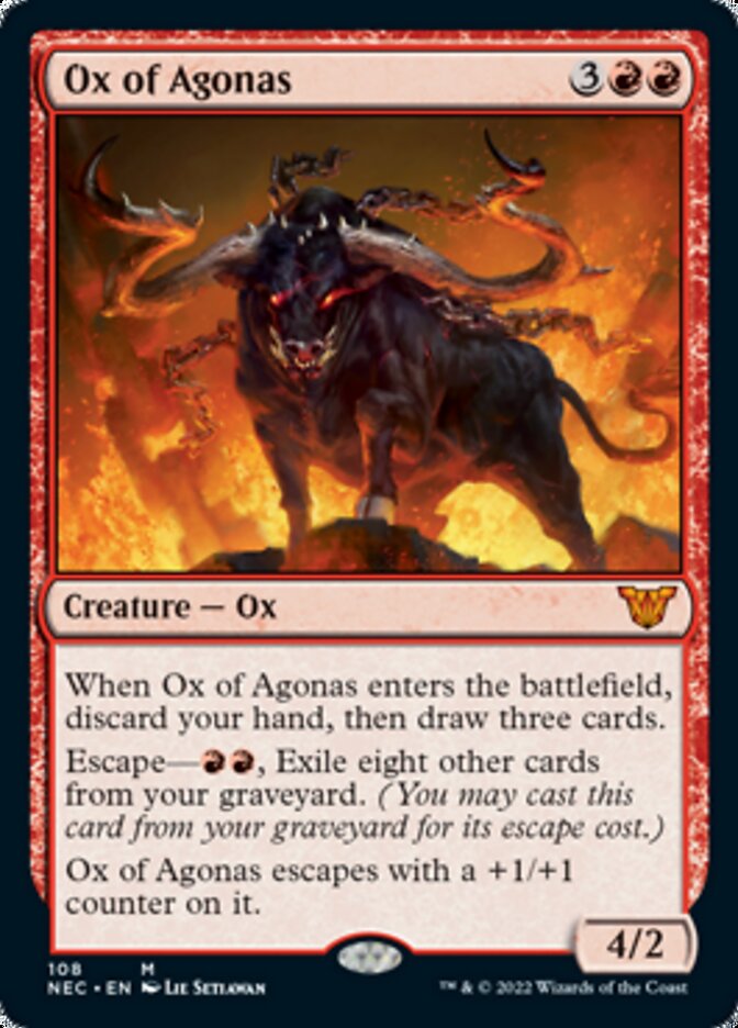Ox of Agonas [Kamigawa: Neon Dynasty Commander] | Jomio and Rueliete's Cards and Comics