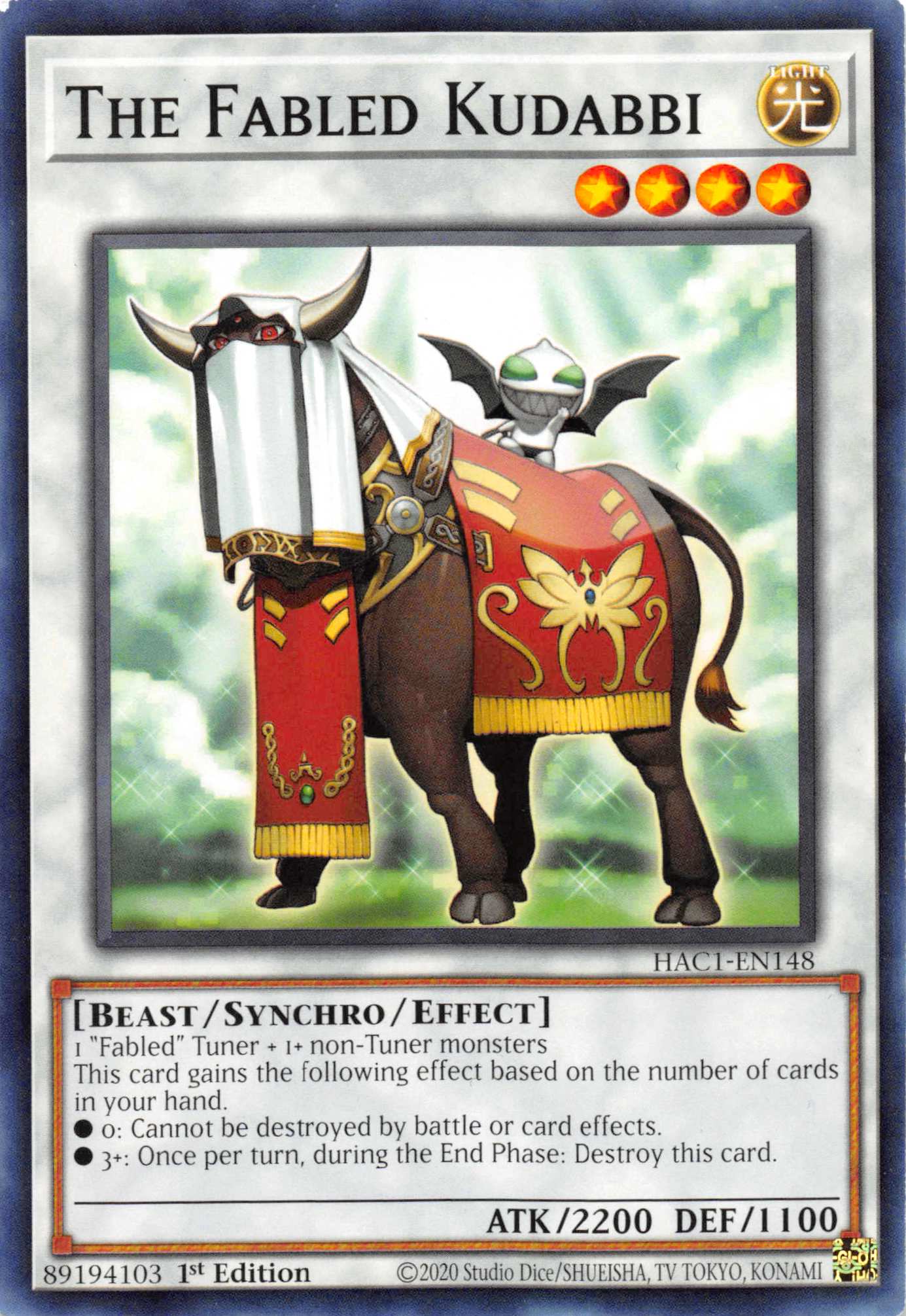 The Fabled Kudabbi [HAC1-EN148] Common | Jomio and Rueliete's Cards and Comics