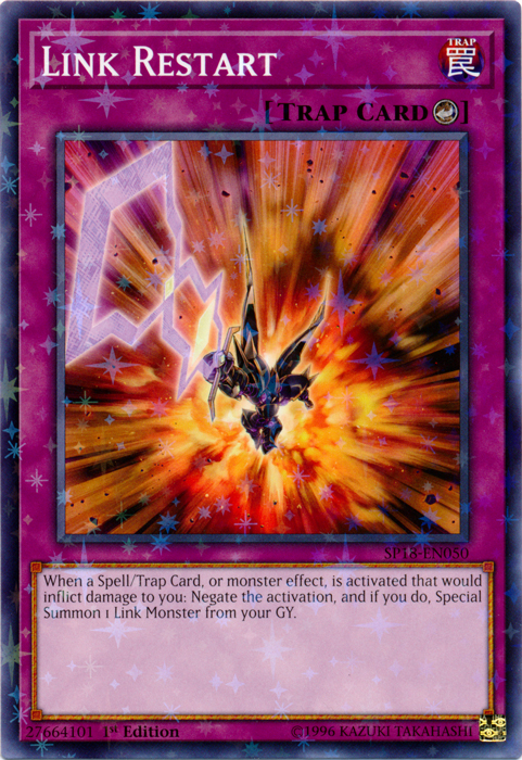Link Restart (Starfoil) [SP18-EN050] Starfoil Rare | Jomio and Rueliete's Cards and Comics