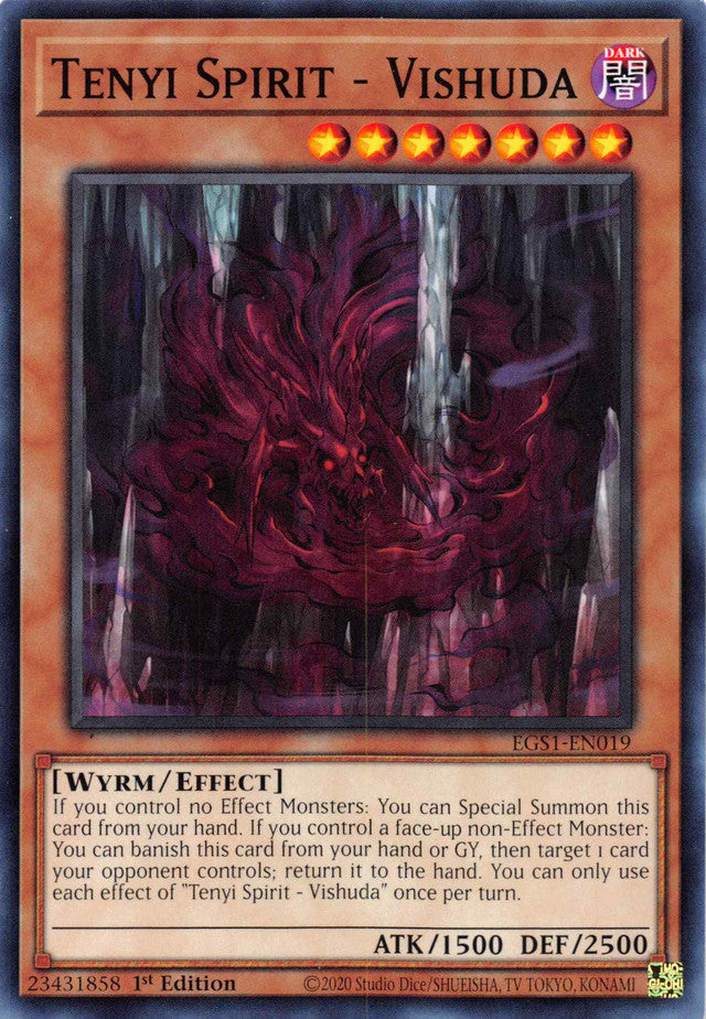Tenyi Spirit - Vishuda [EGS1-EN019] Common | Jomio and Rueliete's Cards and Comics