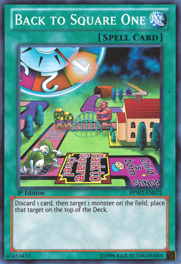 Back to Square One [BPW2-EN072] Super Rare | Jomio and Rueliete's Cards and Comics