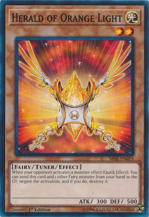 Herald of Orange Light [SR05-EN019] Common | Jomio and Rueliete's Cards and Comics