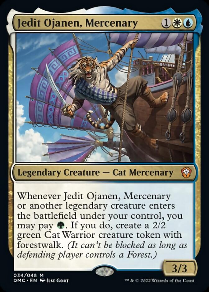 Jedit Ojanen, Mercenary [Dominaria United Commander] | Jomio and Rueliete's Cards and Comics