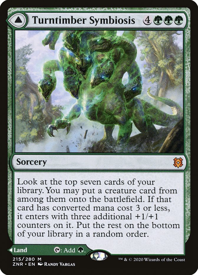 Turntimber Symbiosis // Turntimber, Serpentine Wood [Zendikar Rising] | Jomio and Rueliete's Cards and Comics