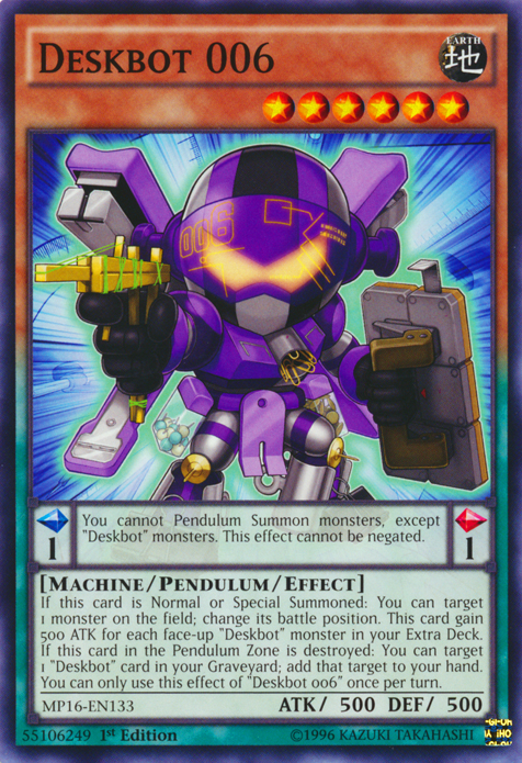 Deskbot 006 [MP16-EN133] Common | Jomio and Rueliete's Cards and Comics