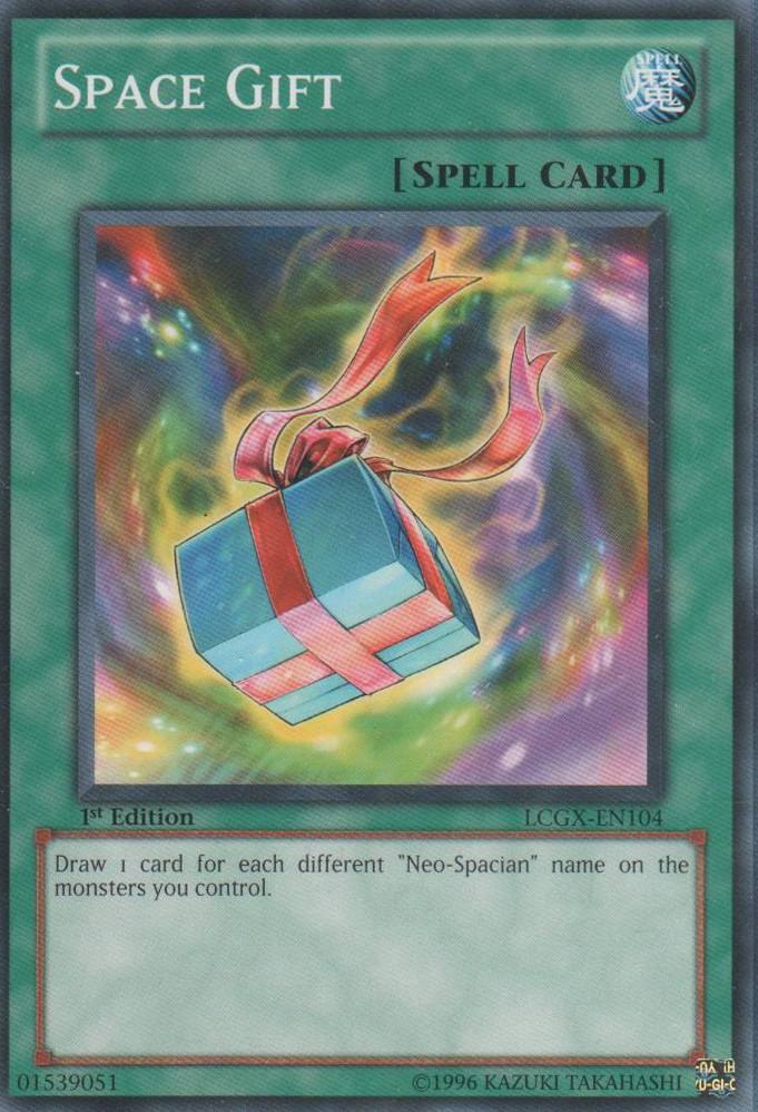 Space Gift [LCGX-EN104] Common | Jomio and Rueliete's Cards and Comics