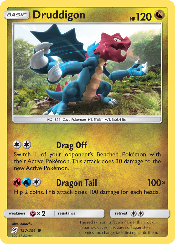Druddigon (157/236) [Sun & Moon: Unified Minds] | Jomio and Rueliete's Cards and Comics