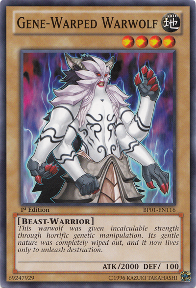 Gene-Warped Warwolf [BP01-EN116] Common | Jomio and Rueliete's Cards and Comics