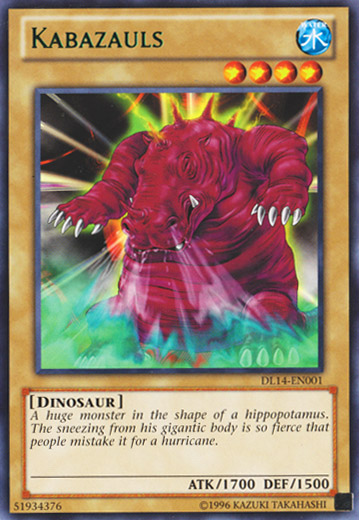 Kabazauls (Green) [DL14-EN001] Rare | Jomio and Rueliete's Cards and Comics