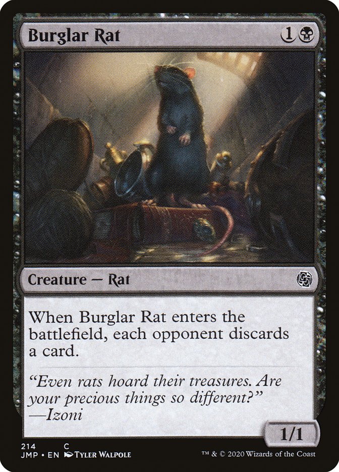 Burglar Rat [Jumpstart] | Jomio and Rueliete's Cards and Comics
