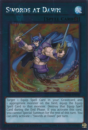 Swords at Dawn [NKRT-EN030] Platinum Rare | Jomio and Rueliete's Cards and Comics