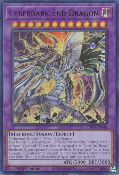 Cyberdark End Dragon [SDCS-EN044] Ultra Rare | Jomio and Rueliete's Cards and Comics